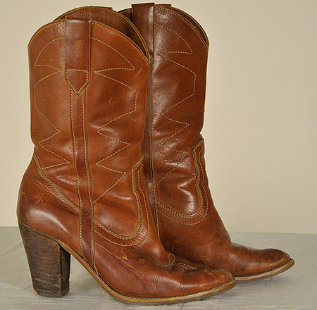 Women's Leather Boots; c. 1968; Gift of Rogers