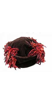 Silk Velvet Pillbox Hat (1910s) Gift of Happel