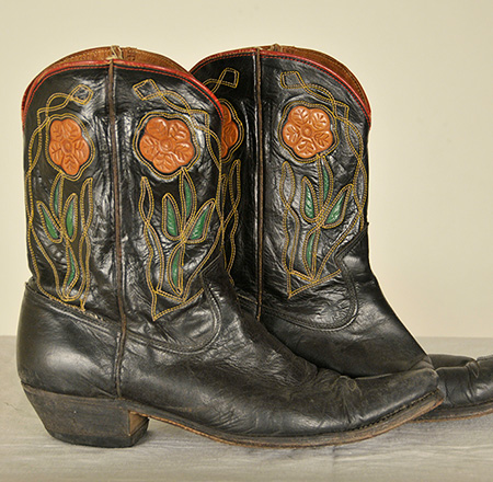 Leather Roper Boots by Acme; c. 1958; Gift of Marshall