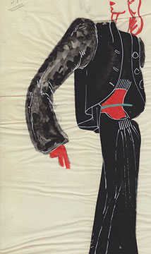 Fashion Illustration; c. 1940-41