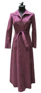 Faux Ultrasuede Shirtdress by Samuel Robert (1973) Gift of McCleary