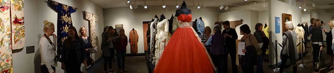 guests looking at exhibit