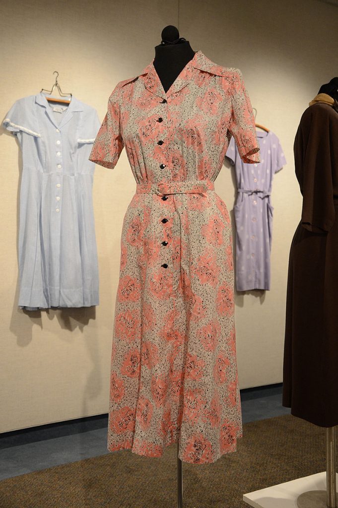 Cotton Dress; c. Mid 1940s; Gift of Cortelyou