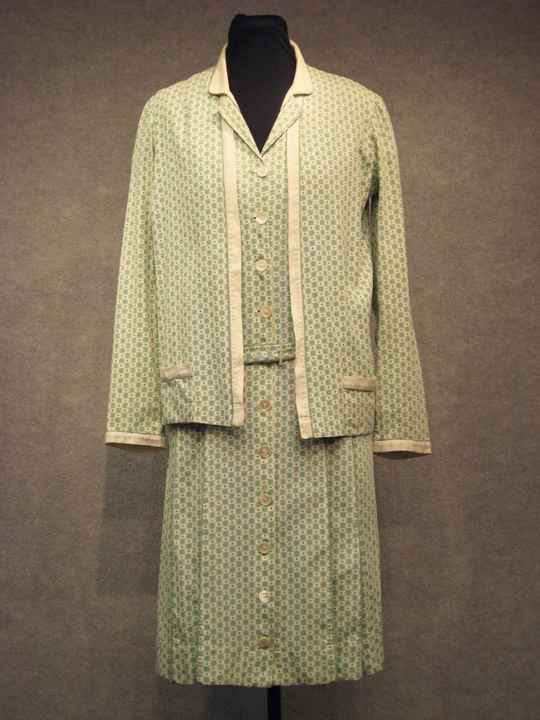 Cotton Dress and Jacket; c. 1920s; Loan by O’Malley