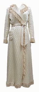 Quilted Silk Satin Dressing Robe; c. 1948s; Gift of McCleary/Anheuser