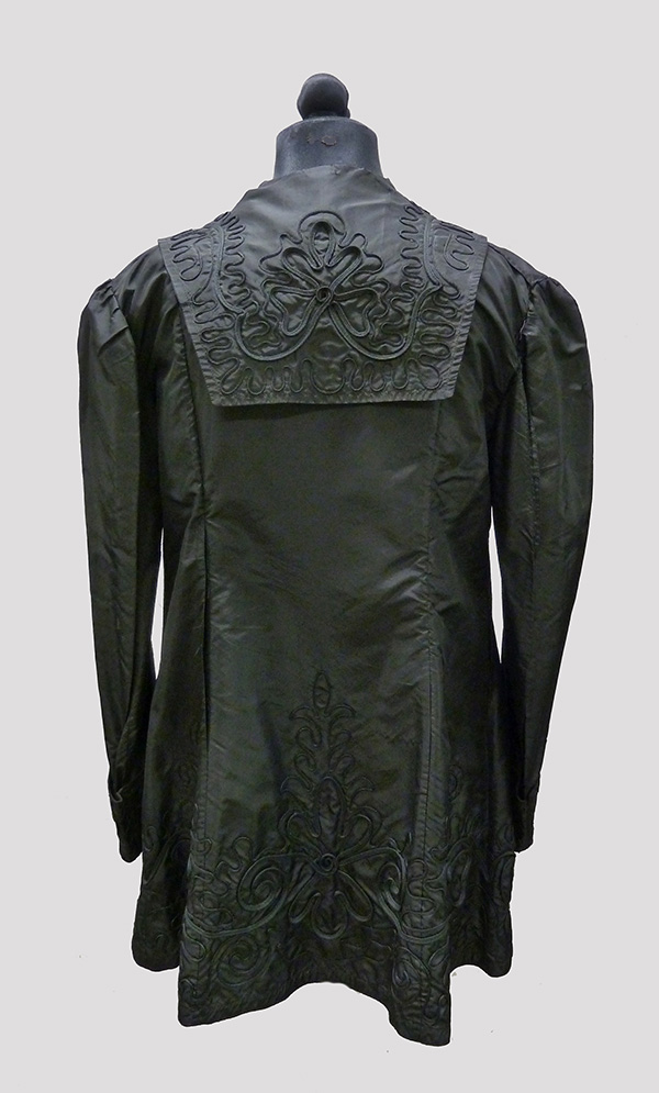 Silk Taffeta Evening Coat with Braid Trim (1910-17); Missouri Historic Costume and Textile Collection, University of Missouri, Columbia