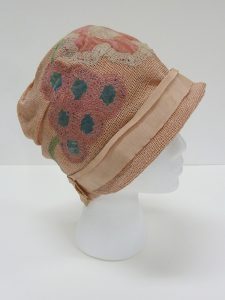 Embroidered Cloche Hat (1920s); Missouri Historic Costume and Textile Collection, University of Missouri, Columbia