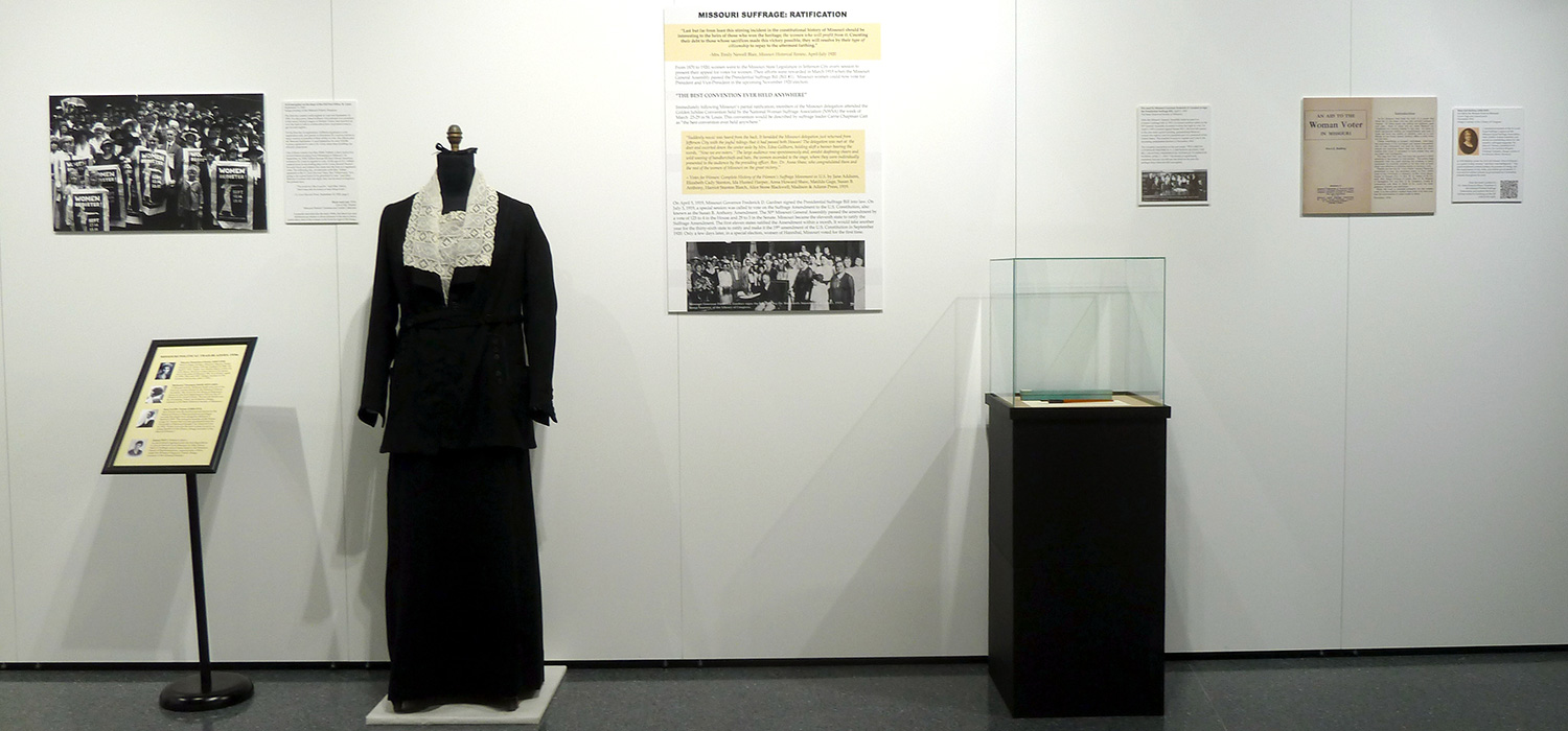 Suffrage Exhibit items
