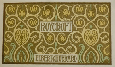 Roycroft Elbert Hubbard