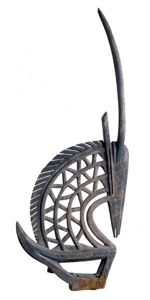 'Headcrest in the Form of an Antelope ('chi wara')' Bamana Culture (1st half of 20th century?) Museum of Art and Archaeology, University of Missouri