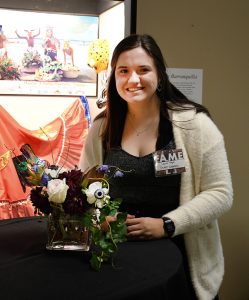 Lauren Eagon with Floral Design (2019) Photograph by Thomas Sharenborg, Rocheport, Missouri