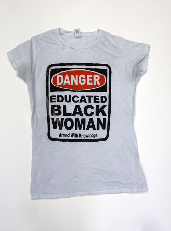 Danger: Educated Black Woman shirt