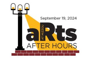 A graphic of the Arts After Hours Event