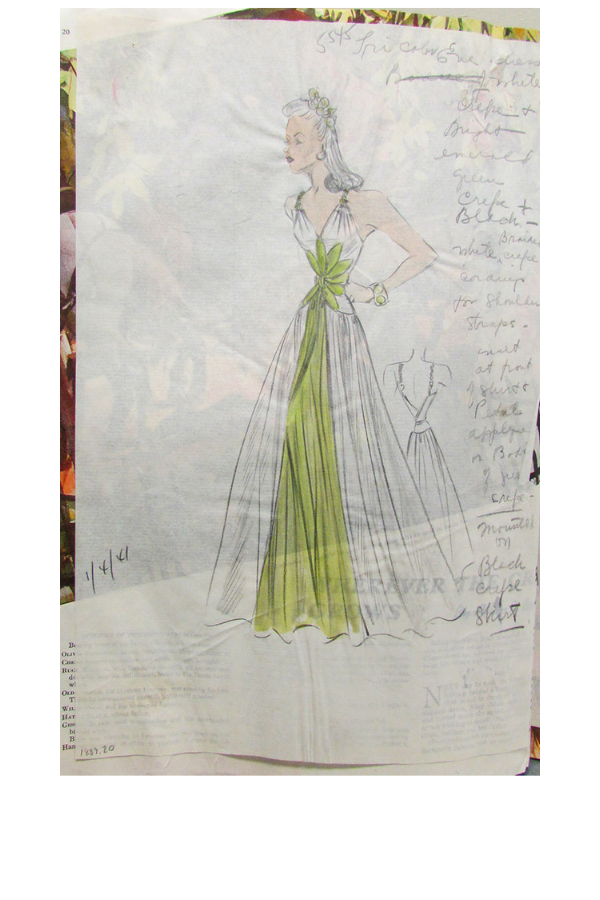 Fashion Illustration, Saturday Evening Post; c. 1941
