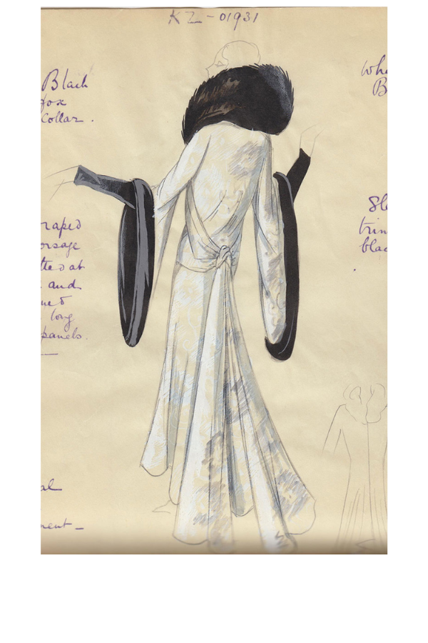 Fashion Illustration; c. 1940-41